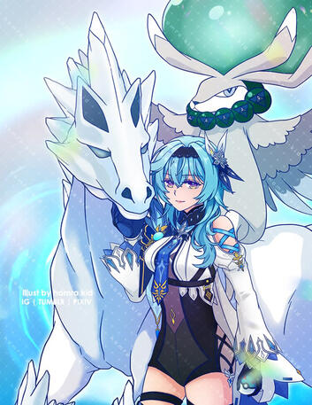 Pokémon x Genshin collaboration